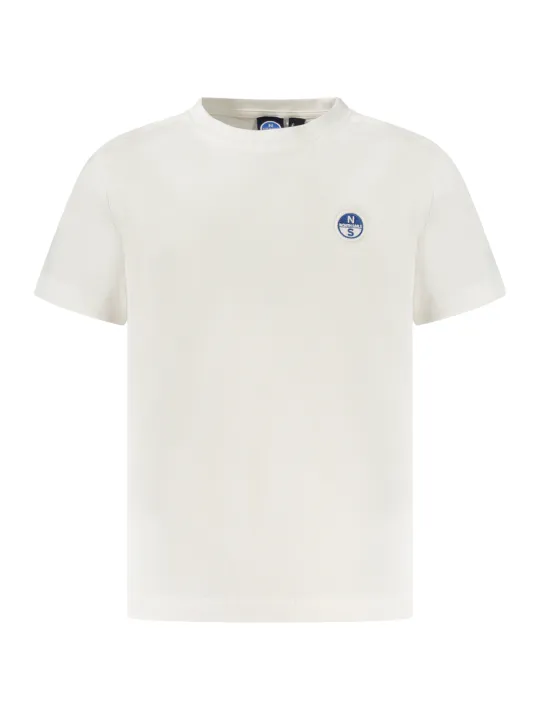 "North Sails T-Shirts im Sale | North Sails Kurzarm-T-Shirt mit Logo-Applikation für Jungen online kaufen"|Planet-Deluxe