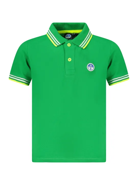 "North Sails Poloshirts im Sale | "North Sails Kurzarm-Poloshirt für Jungen mit Kontrastdetails und Logo" online kaufen"|Planet-Deluxe