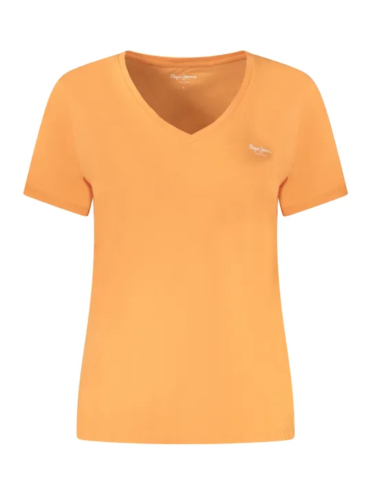"Pepe Jeans T-Shirts im Sale | Nachhaltiges V-Neck T-Shirt mit Logo von Pepe Jeans online kaufen"|Planet-Deluxe