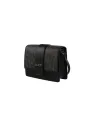 Schwarze Ledertasche schlankes elegantes Design
