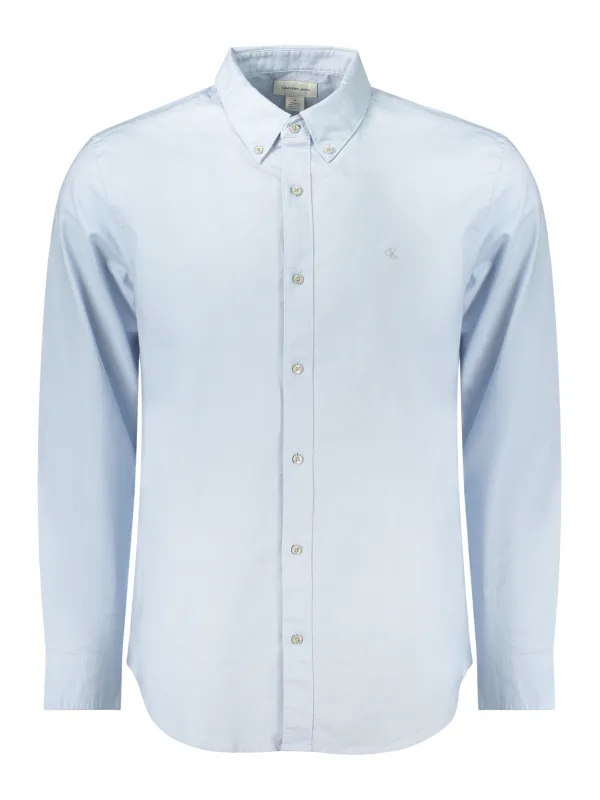 "Calvin Klein Hemden im Sale | Calvin Klein Klassisches Button-Down Hemd mit Logo Stickerei online kaufen"|Planet-Deluxe