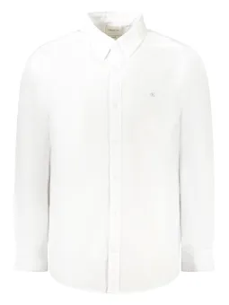 Calvin Klein Klassikhemd: Button-Down & Stickerei