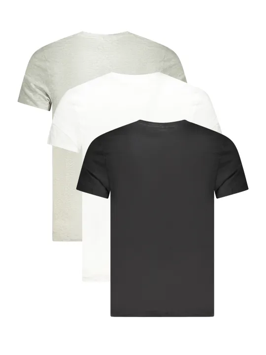 "Calvin Klein T-Shirts im Sale | Calvin Klein TShirt Dreierpack Weiss Grau Schwarz Rundhals LV00NB4051_GRMP1 online kaufen"|Planet-Deluxe