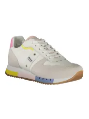 "Blauer Sneakers im Sale | Melrose Blauer Sneaker mit Kontrastdetails und Wechselschnürer online kaufen"|Planet-Deluxe