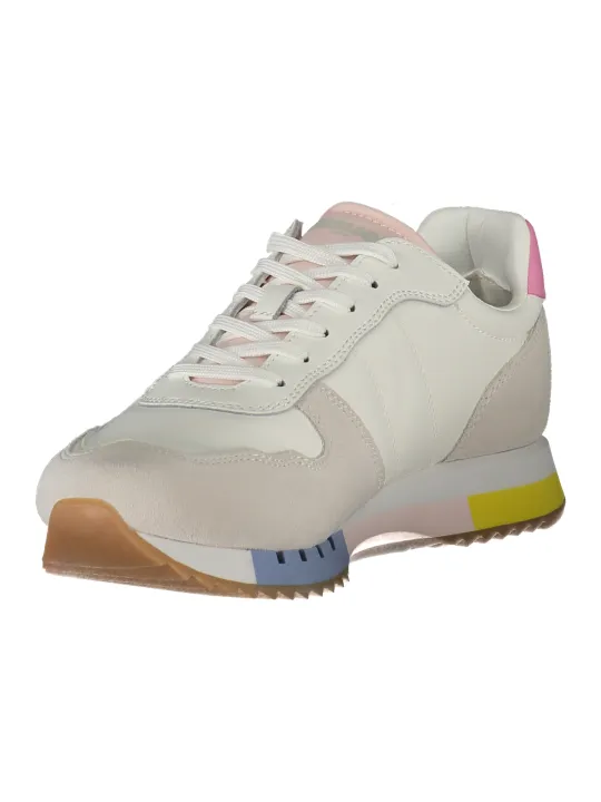 "Blauer Sneakers im Sale | Melrose Blauer Sneaker mit Kontrastdetails und Wechselschnürer online kaufen"|Planet-Deluxe
