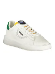 "Blauer Sneakers im Sale | Grüne Sportschuhe mit Print und Logo von Blauer online kaufen"|Planet-Deluxe