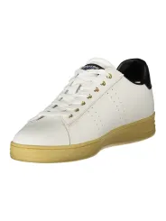 "Blauer Sneakers im Sale | Kontrast-Sneaker mit Print und herausnehmbarem Fußbett online kaufen"|Planet-Deluxe