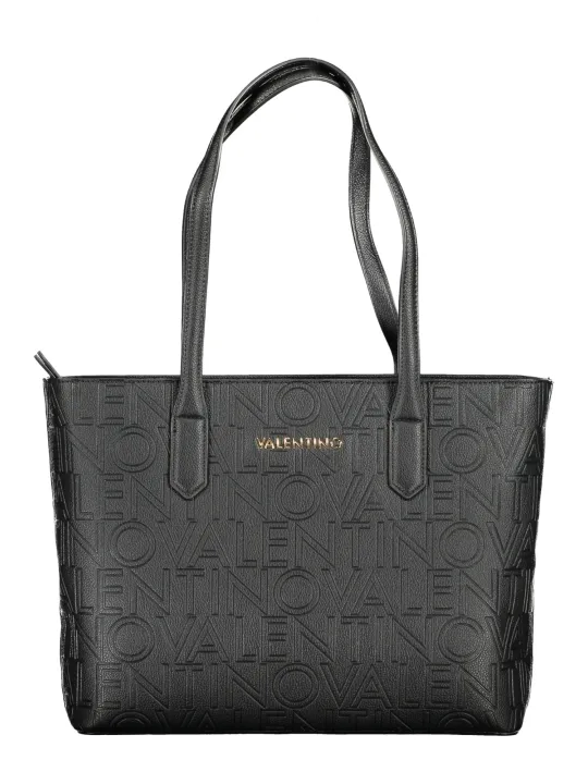 "VALENTINO BAGS Einzelstücke & Seltenheiten im Sale | Valentino Tasche mit Griffen und Reißverschluss Schwarz online kaufen"|Planet-Deluxe