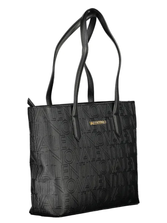 "VALENTINO BAGS Einzelstücke & Seltenheiten im Sale | Valentino Tasche mit Griffen und Reißverschluss Schwarz online kaufen"|Planet-Deluxe