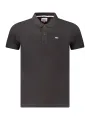 "Tommy Hilfiger Poloshirts im Sale | TOMMY HILFIGER HERREN KURZARM-POLO SCHWARZ online kaufen"|Planet-Deluxe