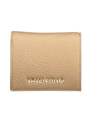 Valentino Recycelt: Beige Geldbörse mit Kartenfächern