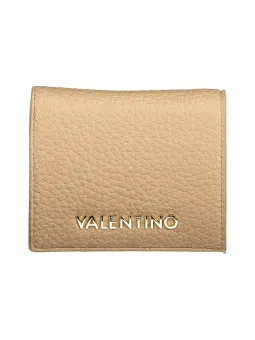 Valentino Recycelt: Beige Geldbörse mit Kartenfächern