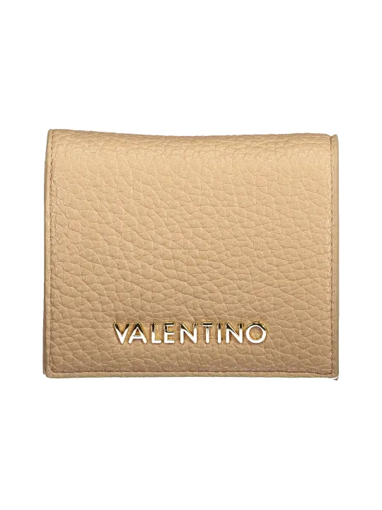 Valentino Recycelt: Beige Geldbörse mit Kartenfächern