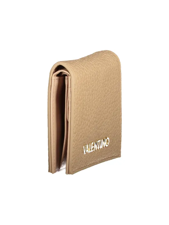 Valentino Recycelt: Beige Geldbörse mit Kartenfächern