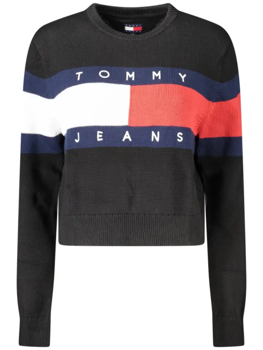 "Tommy Hilfiger Startseite im Sale | TOMMY HILFIGER SCHWARZER PULLOVER FÜR DAMEN online kaufen"|Planet-Deluxe