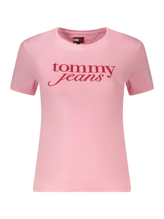 "Tommy Hilfiger Startseite im Sale | TOMMY HILFIGER DAMEN KURZARM T-SHIRT ROSA online kaufen"|Planet-Deluxe