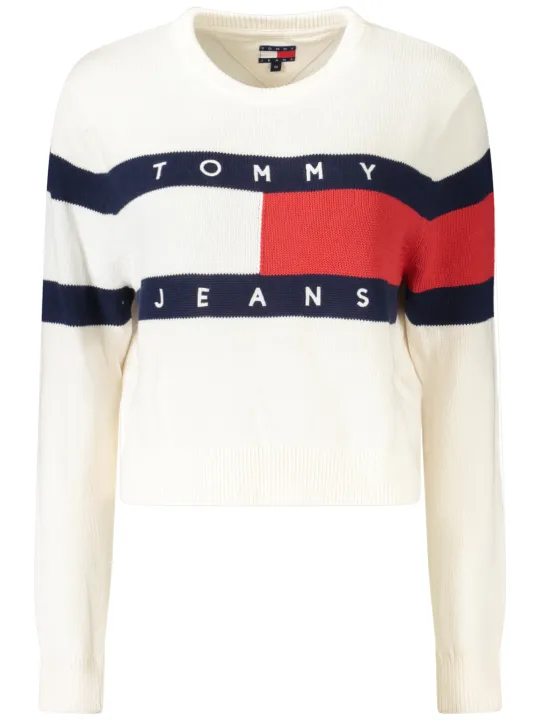 "Tommy Hilfiger Startseite im Sale | TOMMY HILFIGER WEISSER PULLOVER FÜR DAMEN online kaufen"|Planet-Deluxe