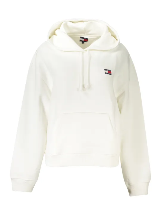 "Tommy Hilfiger Sweatshirts im Sale | Tommy Hilfiger Damen Hoodie DW0DW19414_BIYBL - Nachhaltiger Langarm-Sweatshirt mit Kapuze, Stickerei & Logo, 95% Regenerative Ba online kaufen"|Planet-Deluxe