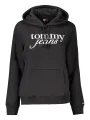 "Tommy Hilfiger Sweatshirts im Sale | Tommy Hilfiger Damen Kapuzenpullover DW0DW20170_NEBDS - Nachhaltiges Sweatshirt mit Logo-Print und Kängurutasche, 50 % Regenera online kaufen"|Planet-Deluxe