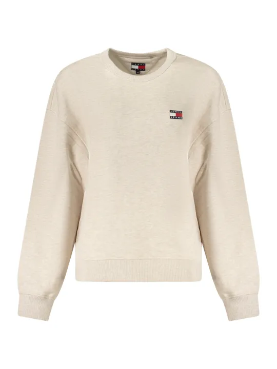 "Tommy Hilfiger Startseite im Sale | TOMMY HILFIGER SWEATSHIRT OHNE REISSVERSCHLUSS DAMEN BEIGE online kaufen"|Planet-Deluxe