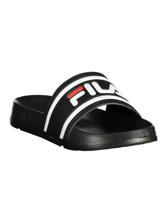 "Fila Pantoletten im Sale | Fila Morro Bay Slipper 1010901_NE25Y - Bequeme Pantoletten mit Kontrastdetails und Logo online kaufen"|Planet-Deluxe
