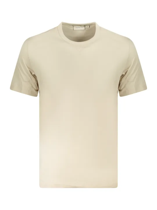 "Calvin Klein Startseite im Sale | CALVIN KLEIN KURZARM-T-SHIRT HERREN BEIGE online kaufen"|Planet-Deluxe