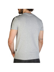 Graues Aquascutum Baumwoll-T-Shirt kurzärmlig
