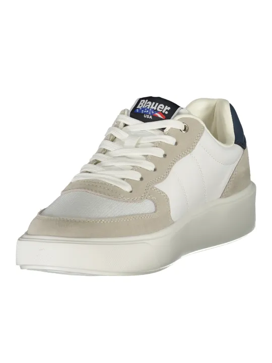 "Blauer Sneakers im Sale | Blauer Sneakers mit Kontrastdetails und Logo online kaufen"|Planet-Deluxe