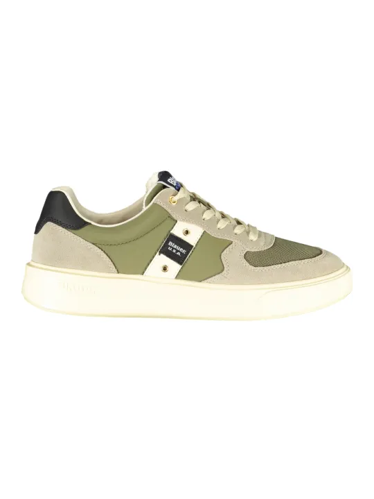 "Blauer Sneakers im Sale | Blauer Sneakers mit Kontrastdetails und Logo online kaufen"|Planet-Deluxe