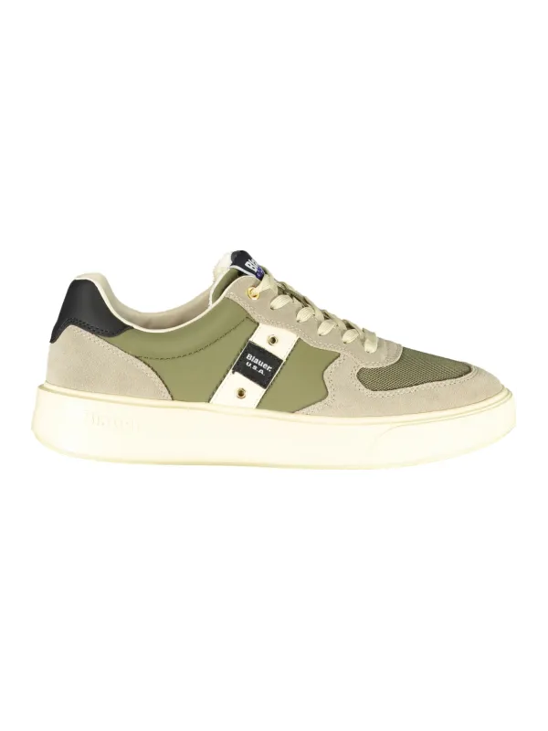 "Blauer Sneakers im Sale | Blauer Sneakers mit Kontrastdetails und Logo online kaufen"|Planet-Deluxe