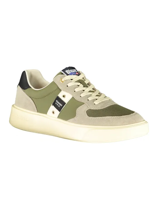 "Blauer Sneakers im Sale | Blauer Sneakers mit Kontrastdetails und Logo online kaufen"|Planet-Deluxe