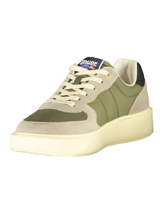 "Blauer Sneakers im Sale | Blauer Sneakers mit Kontrastdetails und Logo online kaufen"|Planet-Deluxe