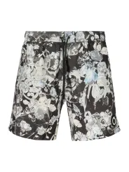 "Trussardi Badehosen im Sale | Trussardi Blumen Swim Boxer mit Taschen und Logo online kaufen"|Planet-Deluxe
