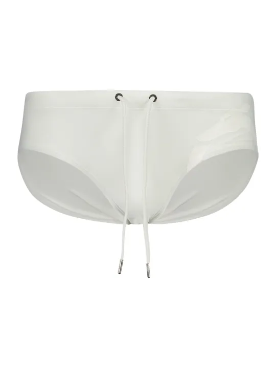 "Trussardi Badehosen im Sale | Strandslip Ouroboro Logo Elastikbund Schnürbund Badehose Trussardi online kaufen"|Planet-Deluxe