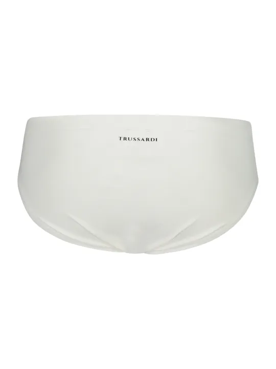 "Trussardi Badehosen im Sale | Strandslip Ouroboro Logo Elastikbund Schnürbund Badehose Trussardi online kaufen"|Planet-Deluxe