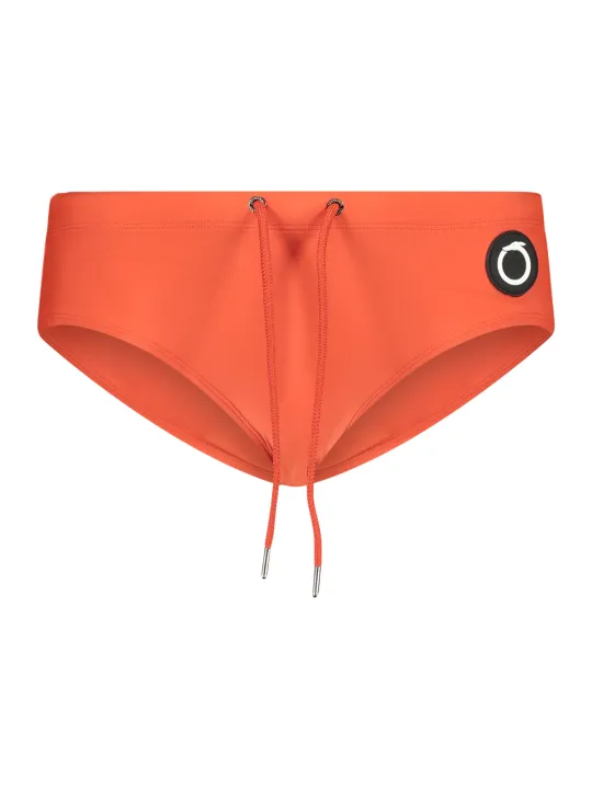 "Trussardi Badehosen im Sale | Trussardi Badehose Rot mit Elastikbund und Logo Applikation online kaufen"|Planet-Deluxe