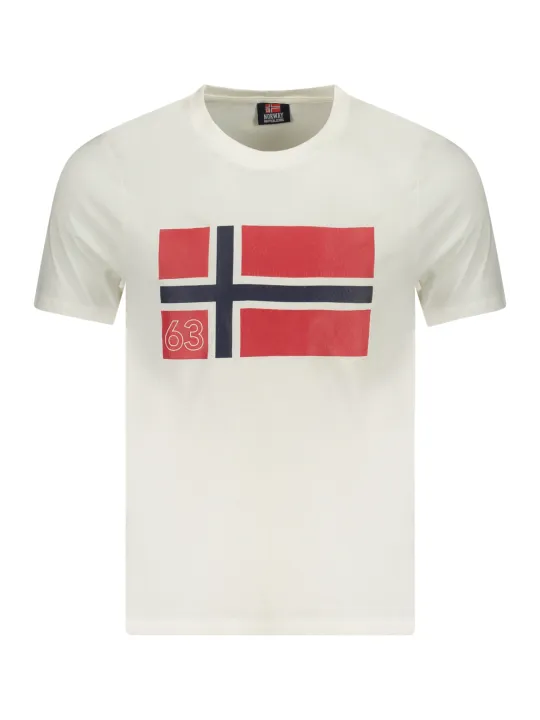 "NORWAY 1963 T-Shirts im Sale | NORWAY 1963 TShirt Weiss Rundhals Logo Druck 856022 online kaufen"|Planet-Deluxe