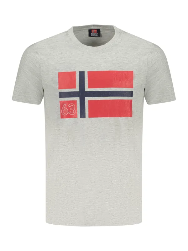 "NORWAY 1963 T-Shirts im Sale | Norwegen Logo TShirt Grau Rundhals Kurzarm 1963 online kaufen"|Planet-Deluxe "NORWAY 1963 T-Shirts im Sale | Norwegen Logo TShirt Grau Rundhals Kurzarm 1963 online kaufen"|Planet-Deluxe