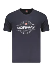 "NORWAY 1963 T-Shirts im Sale | Norwegen Logo TShirt 1963 Kurzarm Rundhals Blau online kaufen"|Planet-Deluxe