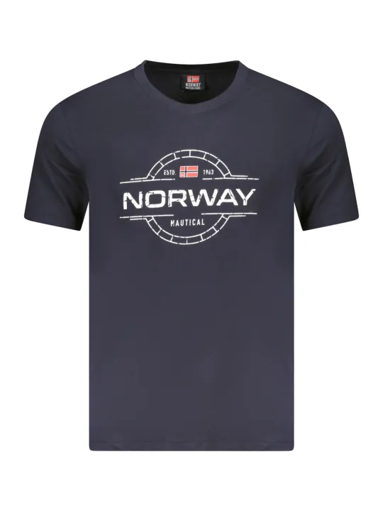 "NORWAY 1963 T-Shirts im Sale | Norwegen Logo TShirt 1963 Kurzarm Rundhals Blau online kaufen"|Planet-Deluxe