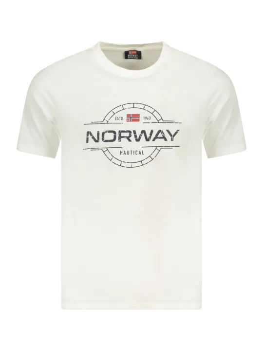 "NORWAY 1963 T-Shirts im Sale | NORWEGEN TSHIRT WEISS 1963 LOGO RUNDHALS DRUCK online kaufen"|Planet-Deluxe
