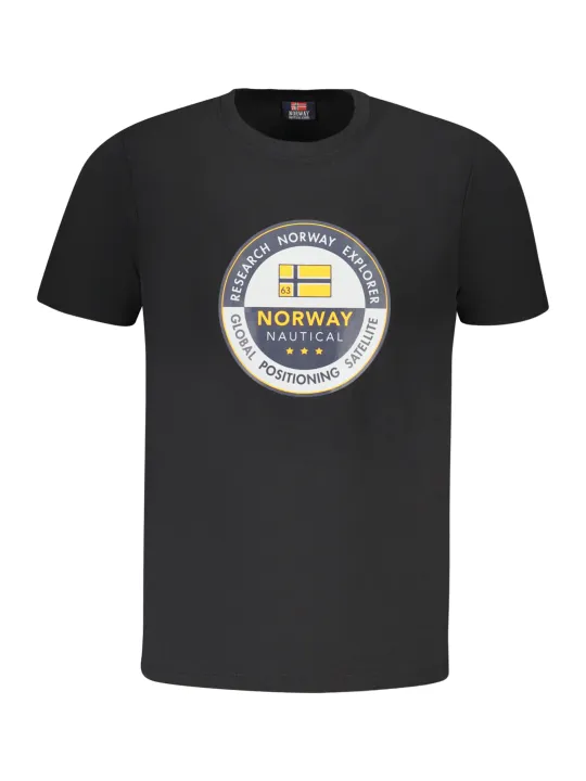"NORWAY 1963 T-Shirts im Sale | NORWAY T-Shirt Schwarz Rundhals Logo Druck 1963  online kaufen"|Planet-Deluxe