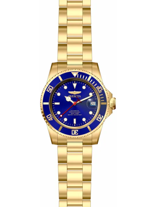 Goldene Invicta Gelb Herrenuhr
