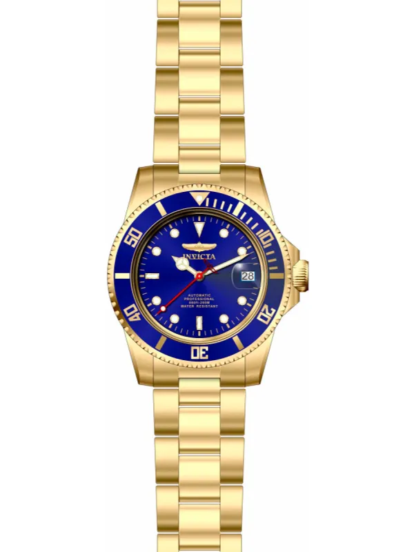Goldene Invicta Gelb Herrenuhr