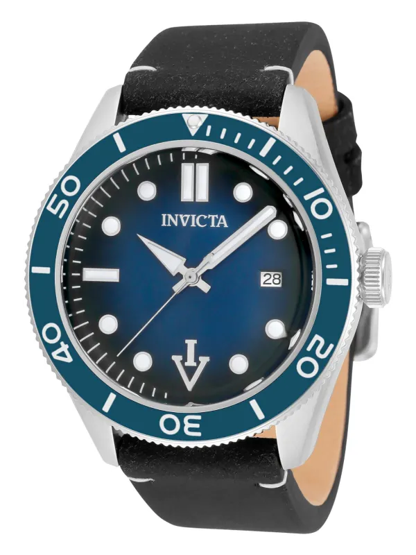Blaue Invicta Schwarz Herrenuhr Blaue Invicta Schwarz Herrenuhr