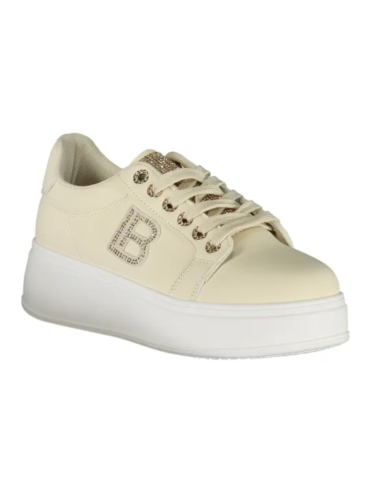 "Laura Biagiotti Sneakers im Sale | Kalbsleder Sneaker mit Strass und Keil - Biagiotti online kaufen"|Planet-Deluxe