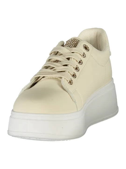 "Laura Biagiotti Sneakers im Sale | Kalbsleder Sneaker mit Strass und Keil - Biagiotti online kaufen"|Planet-Deluxe
