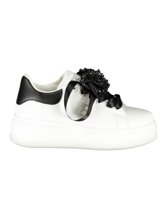 "Laura Biagiotti Sneakers im Sale | Laura Biagiotti Kalbleder Sneakers Kontrastdetails online kaufen"|Planet-Deluxe