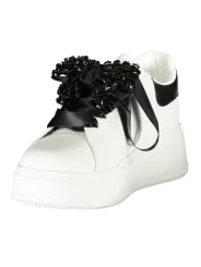 "Laura Biagiotti Sneakers im Sale | Laura Biagiotti Kalbleder Sneakers Kontrastdetails online kaufen"|Planet-Deluxe