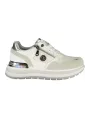 "Nubuk-Sneaker mit Reißverschluss & Logo - Laura Biagiotti"